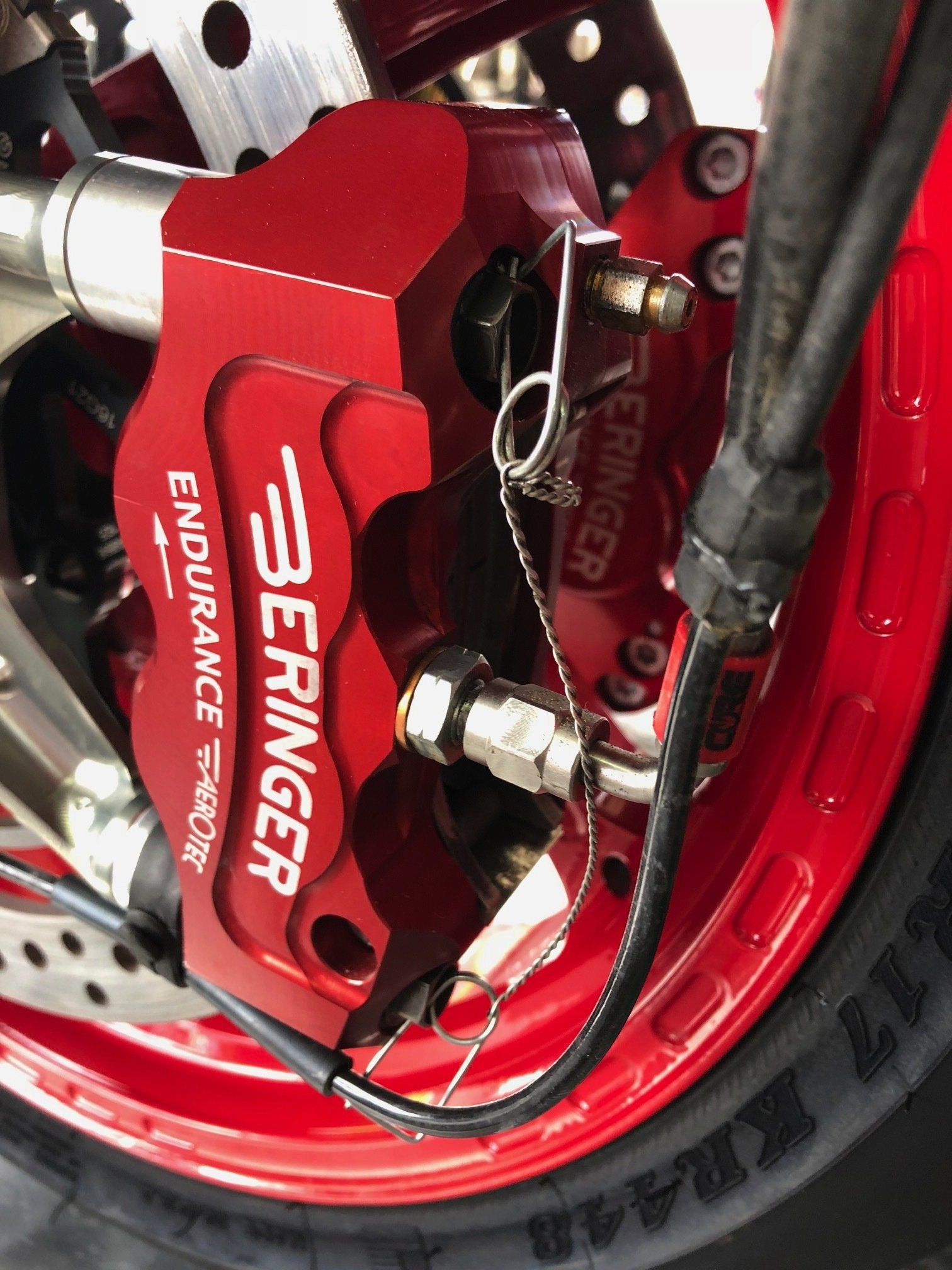 Beringer Aerotec 108mm 4 Titanium piston Endurance Radial Caliper